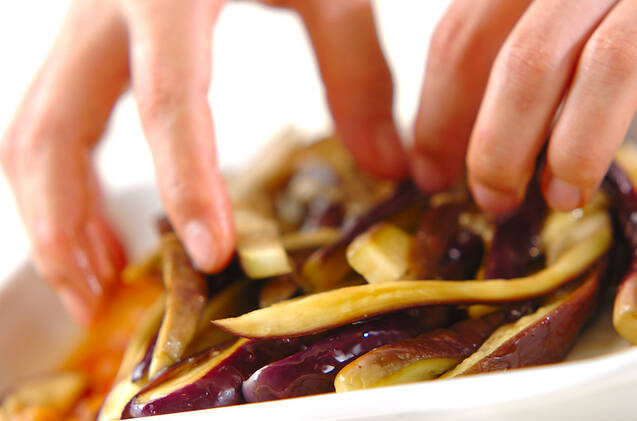 ナスのナムルの作り方の手順3