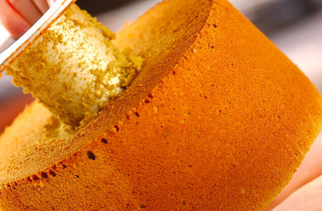 抹茶のシフォンケーキの作り方の手順10