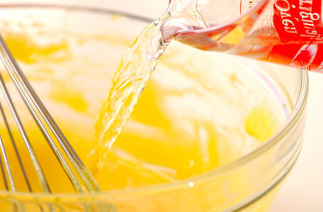 抹茶のシフォンケーキの作り方の手順4