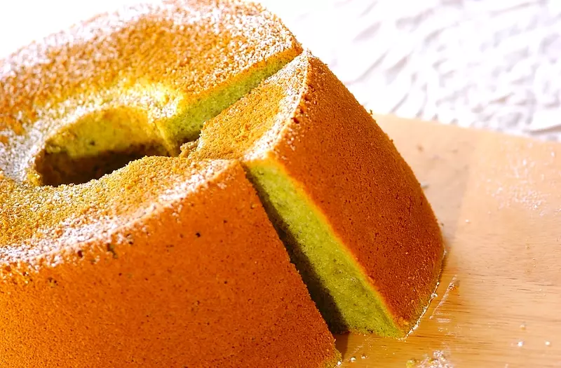抹茶のシフォンケーキ レシピ 作り方 E レシピ 料理のプロが作る簡単レシピ