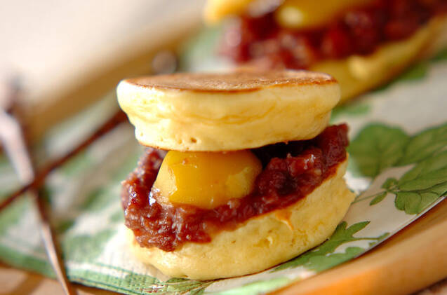 ホットケーキミックスで簡単！モチモチ栗どら焼き