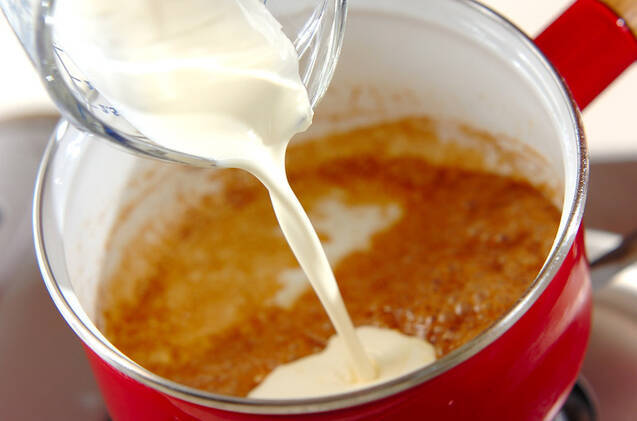 キャラメルがけマスカルポーネの作り方の手順1