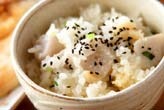里芋の炊き込みご飯