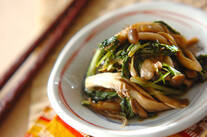 青菜のオイスター炒め