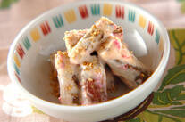 ゴボウの梅マヨ和え