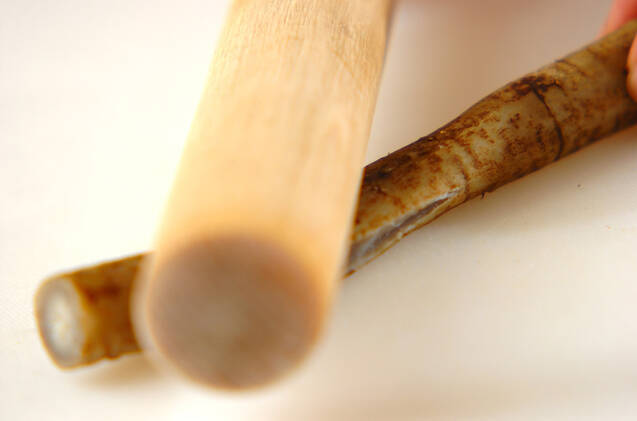 ゴボウの梅マヨ和えの作り方の手順3