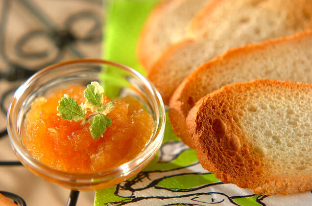 リンゴジャム&バゲット