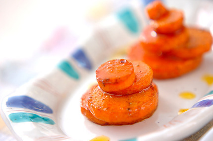 ニンジンのバター焼き