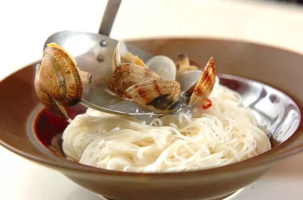 アサリのエスニック素麺の作り方2