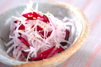 大根のしば漬け和え