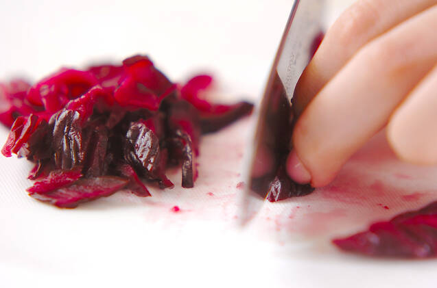 大根のしば漬け和えの作り方の手順1