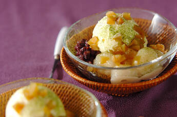 梅酒白玉パフェ