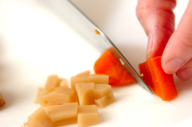 お煮しめ入りコロッケの作り方の手順1