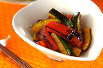 パプリカとズッキーニのナムル