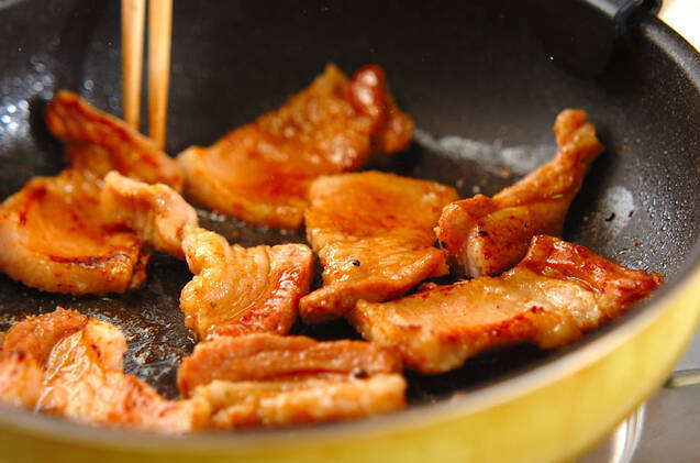 豚バラ肉の七味焼きの作り方の手順7