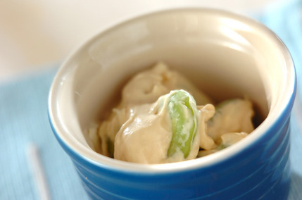 ソラ豆のチーズ和え