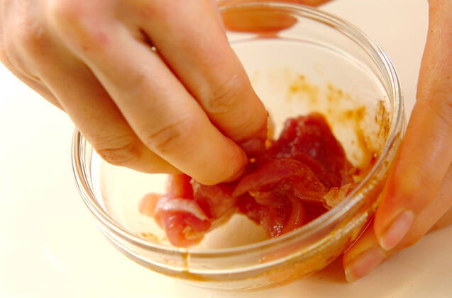 焼き肉風味唐揚げの作り方の手順1