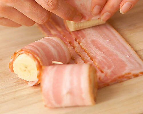 ベーコン巻きバナナの作り方の手順1