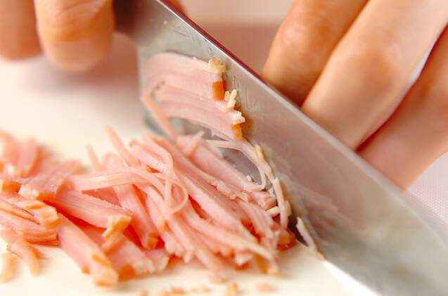 バジルマヨソースサラダの作り方の手順1