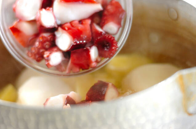 タコと大根の煮物の作り方の手順5