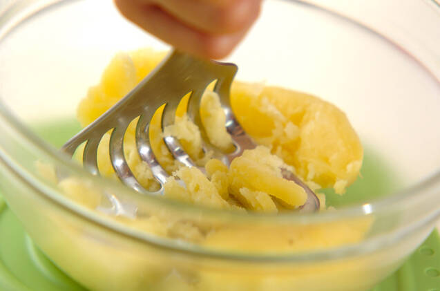 タラコ入りポテサラの作り方の手順6