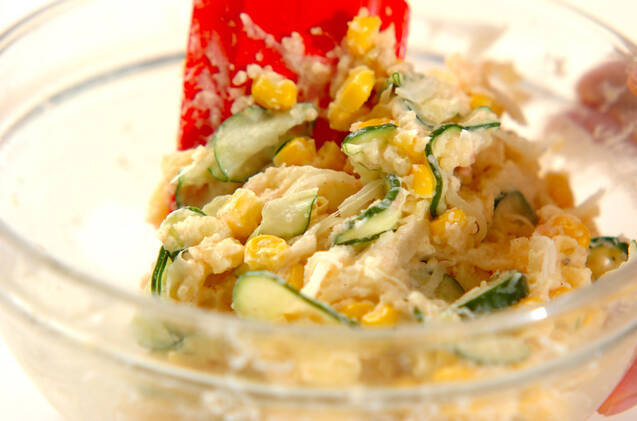 タラコ入りポテサラの作り方の手順7