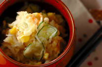 タラコ入りポテサラ