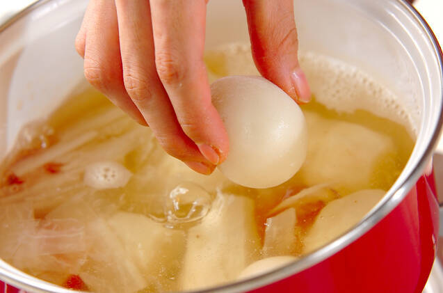 白みそのお雑煮の作り方の手順6