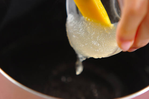 柿のせ杏仁豆腐の作り方の手順5