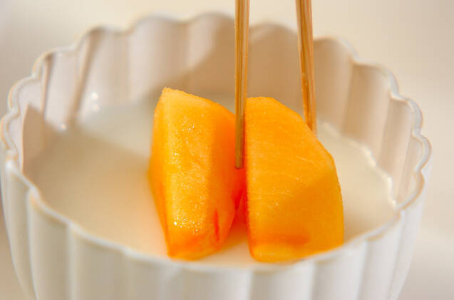 柿のせ杏仁豆腐の作り方の手順7