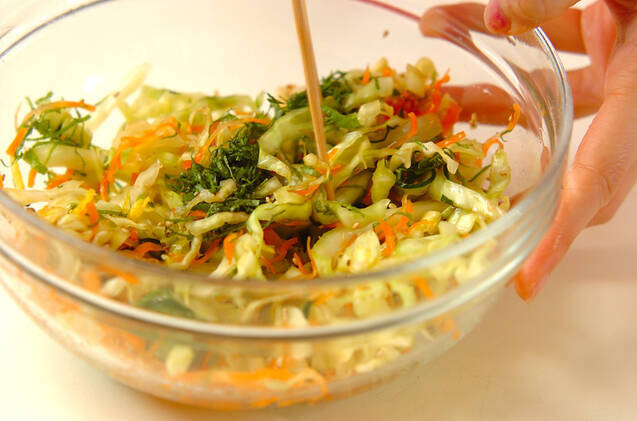 キャベツの大葉漬けの作り方の手順7