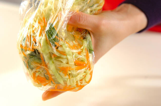 キャベツの大葉漬けの作り方の手順6