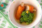ゴボ天と菜の花の煮物