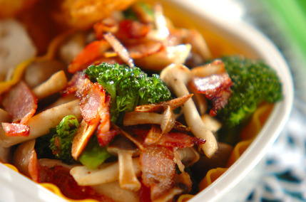 ブロッコリーのニンニク炒め