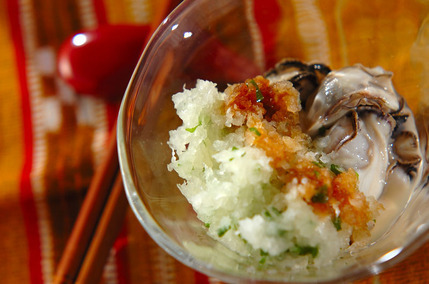 サッパリカキのみぞれ和え