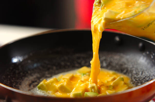 サルサオムレツの作り方の手順3