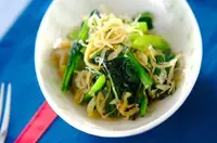 カブの葉の炒め物