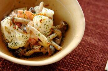 カリフラワーのサワークリーム炒め