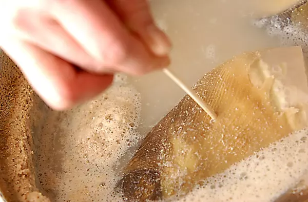 筍ご飯の下準備3