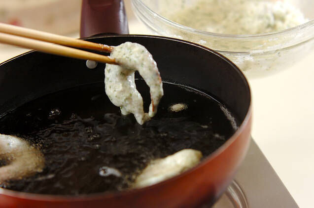 エビの中華風天ぷらの作り方の手順5