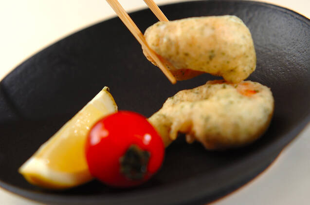 エビの中華風天ぷらの作り方の手順6