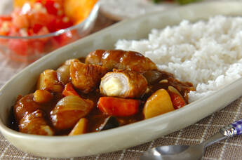 豚チーズ入りカレーライス