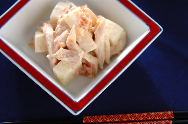 ささ身の梅マヨ和え