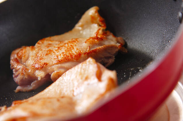 チキンのオニオンソースの作り方の手順3