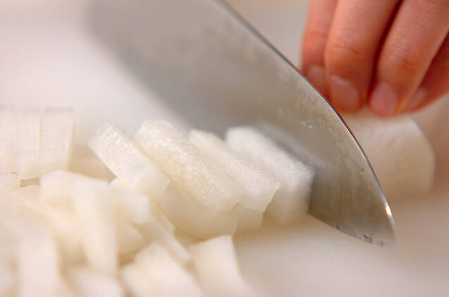 大根の明太和えの作り方の手順1