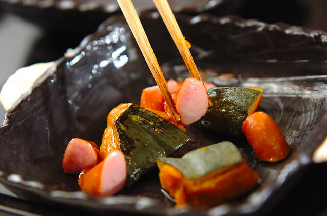 カボチャとソーセージのチーズ焼きの作り方の手順6