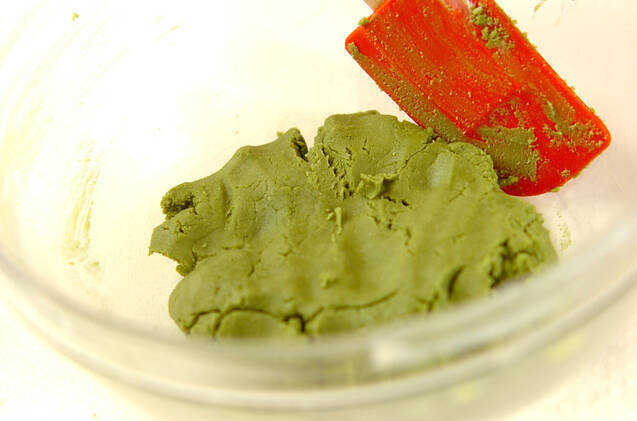 抹茶クッキーの作り方の手順3