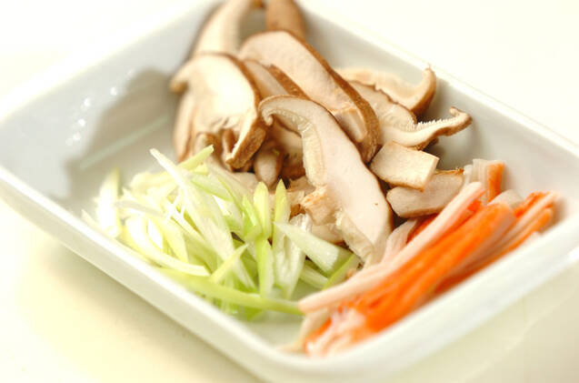 かに玉風ライスバーガーの作り方の手順3