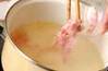 シメジのスープの作り方の手順4