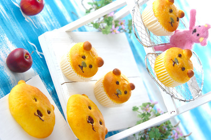 ペタンコくまぱん　カップ入りくまぱん